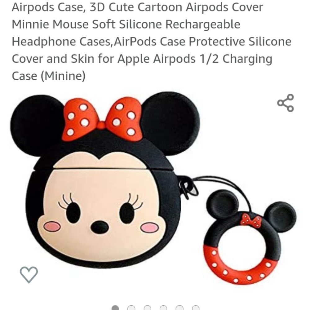New minnie mouse airpod cover.
